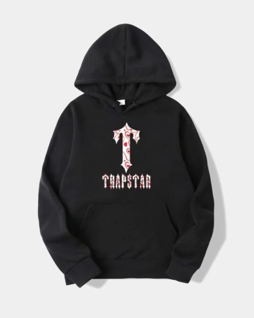 Felpa con cappuccio con stampa floreale di Trapstar