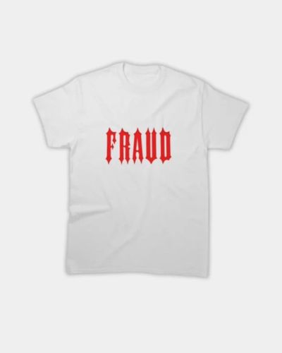 Maglietta bianca di Trapstar Fraud